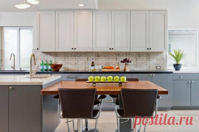 Дизайн столешницы для кухни: критерии выбора материала