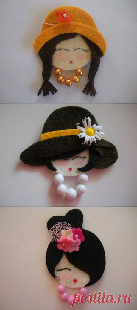 Lindas damas com CD´s  (могут стать брошечками)))| MEU MUNDO CRAFT
