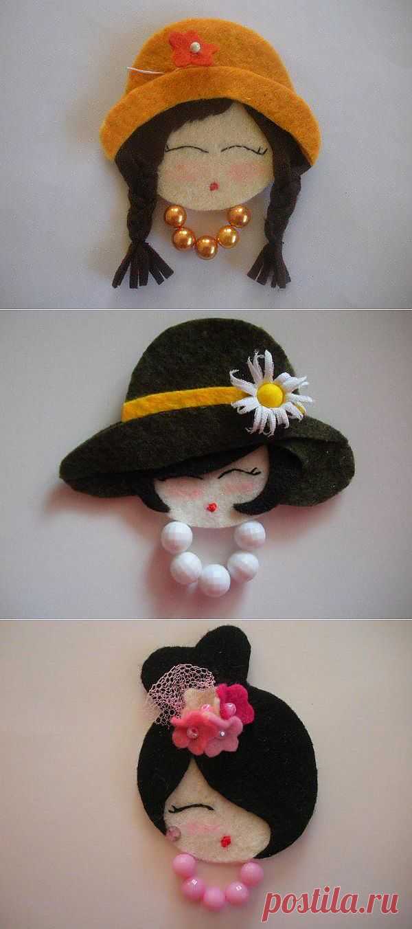 Lindas damas com CD´s  (могут стать брошечками)))| MEU MUNDO CRAFT