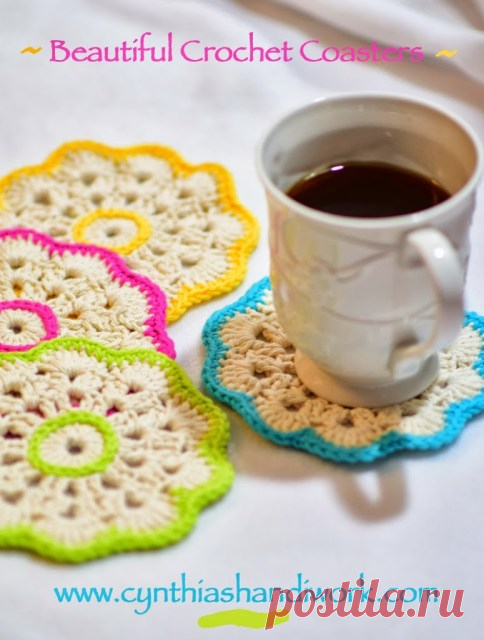 Beautiful Crochet Coasters