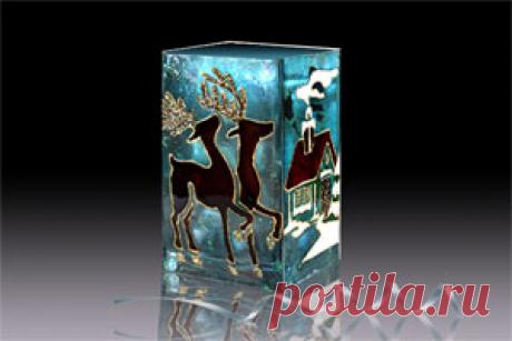 Декорируем стеклянную вазу, роспись стекла