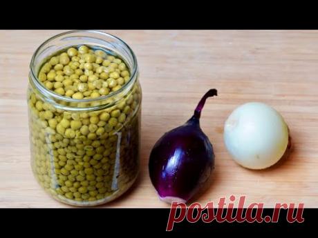 Этот САЛАТ мы ПОЛЮБИЛИ СРАЗУ! Беру БАНКУ ГОРОШКА и готовлю потрясающий салат!