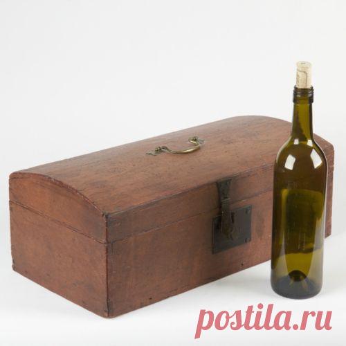 American Salmon Painted Dovetailed Antique Miniature Document Box Chest 19th C | eBay