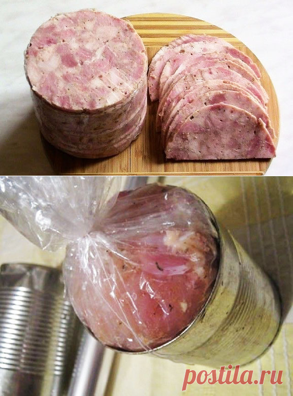 Колбаса в банке - лучший сайт кулинарии