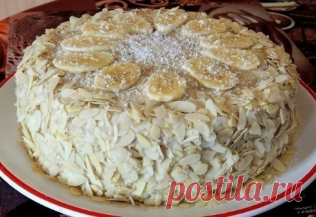 Банановый торт