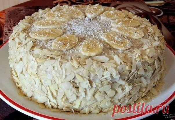 Банановый торт