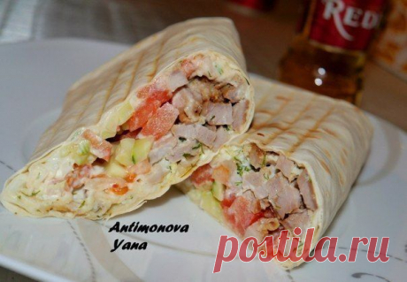 Шаурма в лаваше
