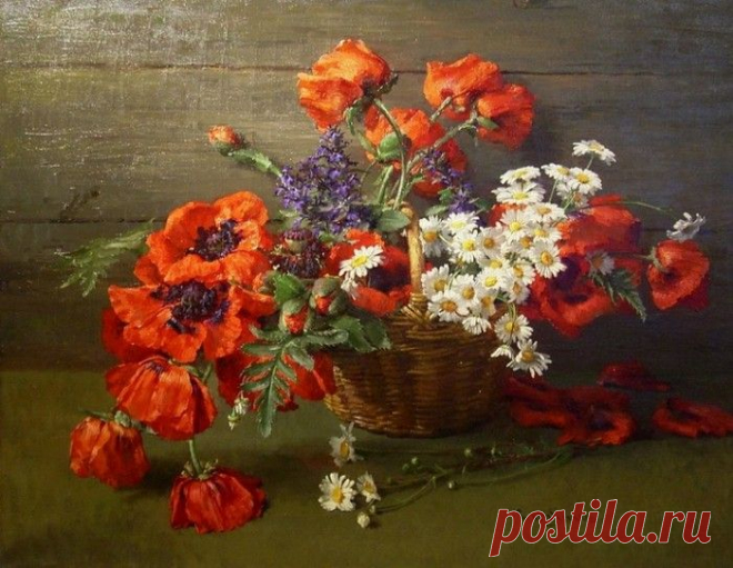 ♥ღ♥Натюрморты немецкой художницы Clara von Sivers♥ღ♥