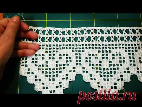 Красивое кружево - с сердечком. Вязание крючком. Подробный МК #dizzy51style​