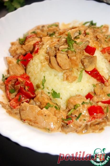 Курица ала крем по-гречески – кулинарный рецепт