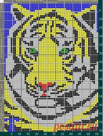 #рисункипоклеточкам #схема #вышивка #досуг #японскиекроссворды #киберкрот #цветные #тигр
Автор рисунка: Е. В. Лежнина (г. Йошкар-Ола)
Спецвыпуск №1, 2007 кроссворд №15