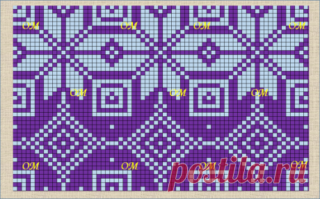 21 жаккардовая схема в стиле норвежских узоров | ЖАККАРДос | Яндекс Дзен