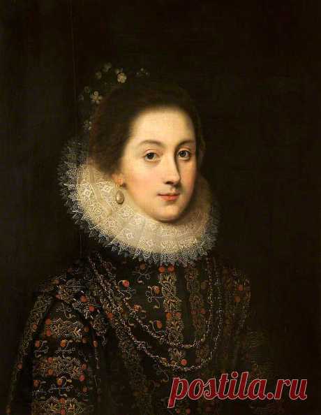 Леди Элизабет Сесил (1596-1672), графиня Беркшире.  Корнелис Янсенс ван Кёлен, 17-го века