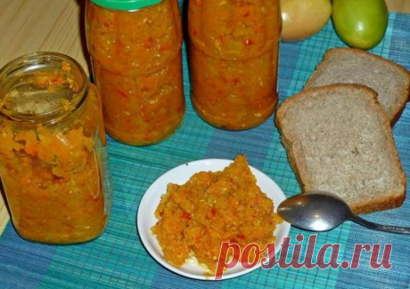 Икра из зеленых помидоров на зиму: