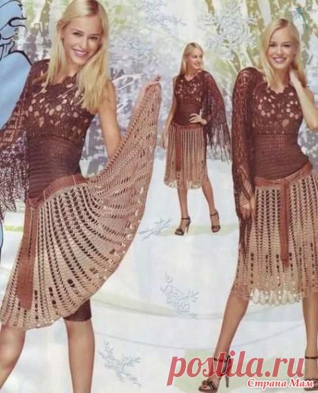 Юбка крючком - Вязание - Страна Мам