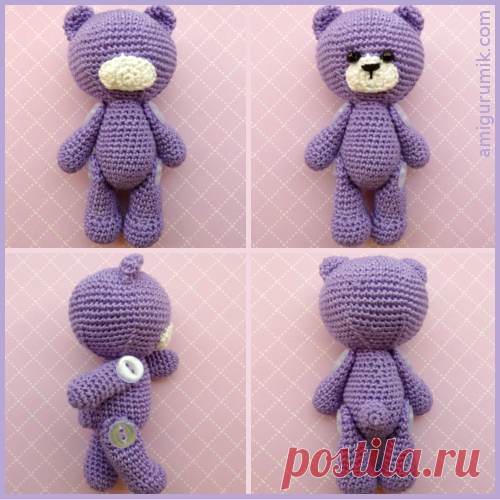 Мишка амигуруми схемы