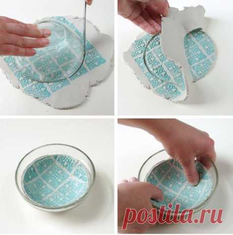 Красивые тарелки из полимерной глины — Сделай сам, идеи для творчества - DIY Ideas