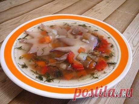 Китайский суп из куриных гребешков