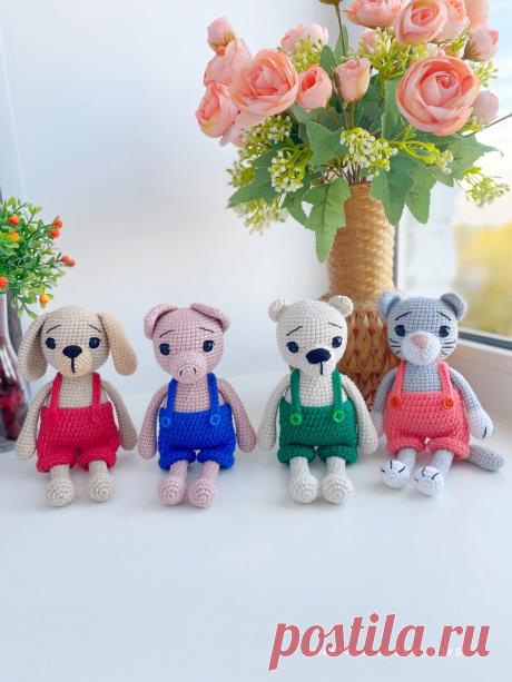 СХЕМА вязания крючком зверят амигуруми в шортиках #схемыамигуруми #амигуруми #вязаныеигрушки #amigurumi #amigurumipattern #amigurumitoy #crochetplushpattern #freeamigurumipattern