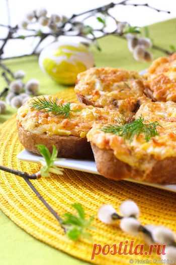 Рецепт горячих бутербродов с рыбой - Бутерброды . 1001 ЕДА вкусные рецепты с фото!