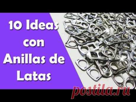 10 Ideas con Anillas de Latas || Manualidades Recicladas || Ecobrisa