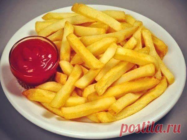 Лучшие кулинарные рецепты: Картофель “Фри” из духовки
