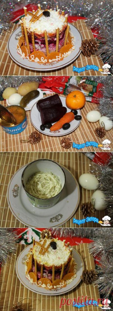 Салат "праздничный" » Простые вкусные рецепты от Эктора