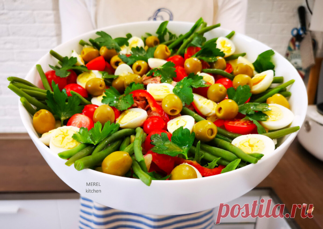 Научилась готовить вкусный ресторанный салат 