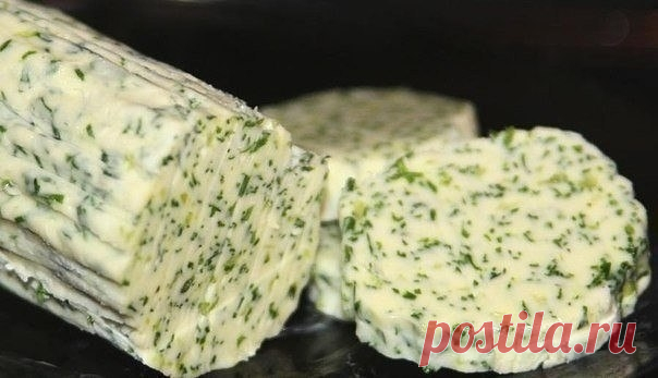 Как приготовить чесночно-укропное масло на завтрак, очень ароматное и вкусное - рецепт, ингридиенты и фотографии
