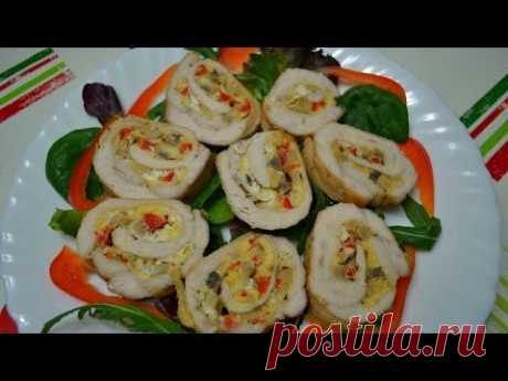 Ну, оОчень вкусные - Куриные рулетики! - YouTube