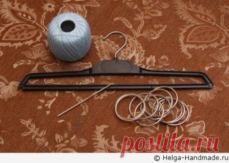 Вешалка для шарфов своими руками, мастер-класс | helga-handmade.ru