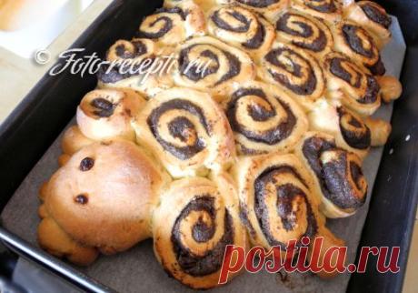 Маковый рулет "Овечка"