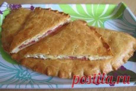 Самые вкусные рецепты: Кальцоне - Пирог с творогом, сыром и салями