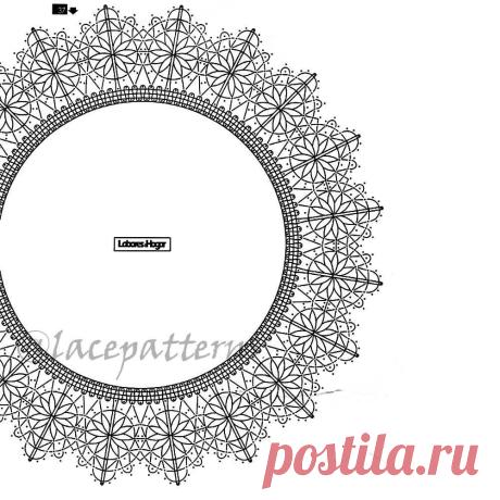 Сколок Оплет для салфетки. #оплет #кружево #сколок #lace #bobbinlace #bobbinlacemaking #кружевнойско - lacepatterns