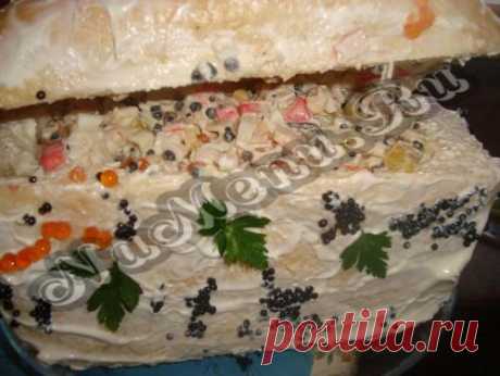 Салат ассорти из морепродуктов &quot;Сундук с драгоценностями&quot;