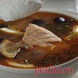 Рыбная солянка с кальмарами рецепт – супы
