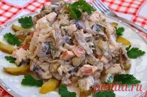 Мясной салат СПУТНИК | Поваренный сайт