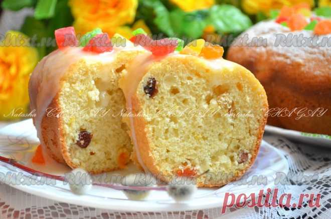 Рецепт кулича без дрожжей.