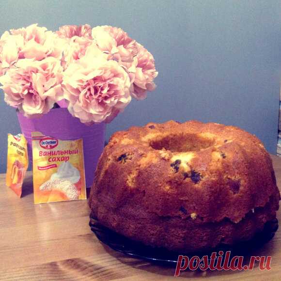 Кекс с курагой на кефире | Рецепты выпечки от Dr.Oetker | Яндекс Дзен