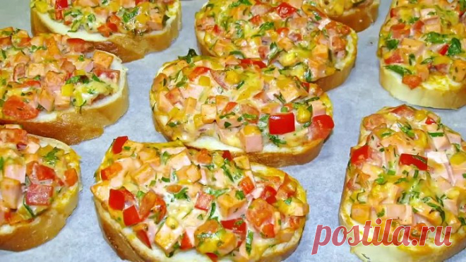 Вкуснейшие горячие бутерброды! От них в восторге все! Я их готовлю и готовл