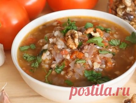 Постный суп харчо