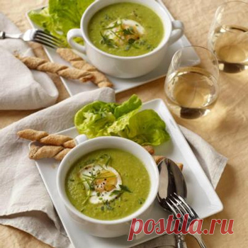 Суп из шпината с яйцом. Суп из шпината с яйцом – исключительно вкусное и полезное блюдо, которое даже включают в диетическое питание. В нем действительно масса витаминов и микроэлементов благодаря шпинату.
