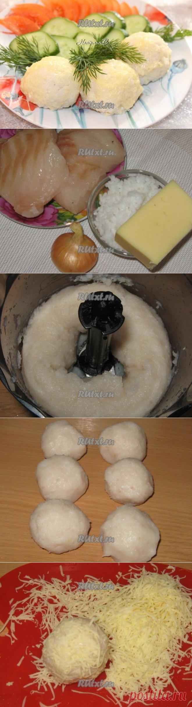 Рыбные тефтели, запеченные в сыре