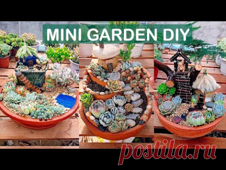 15 MINI GARDEN DIY IDEAS WITH SUCCULENT| Ý tưởng trang trí sen đá | 多肉植物| 다육이들 | Suculentas