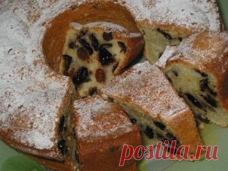 Как приготовить йогуртовый кекс с черносливом