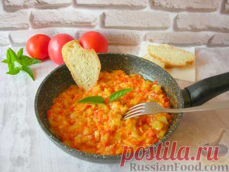Рецепт: Менемен (турецкий омлет с овощами) на RussianFood.com
