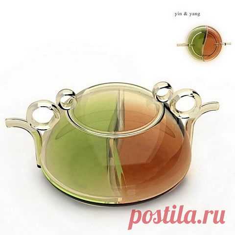 Это интересно. Чайник для двоих..