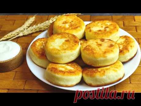 Пышные сырники. Классический рецепт на сковороде.