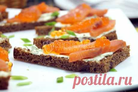 «Бутерброды с красной рыбой, это царская закуска, которая подойдет к любому праздничному столу и не только.» — карточка пользователя Надежда Бекетова в Яндекс.Коллекциях