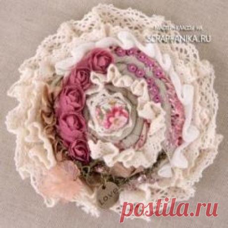 Мастер-классы броши текстильные